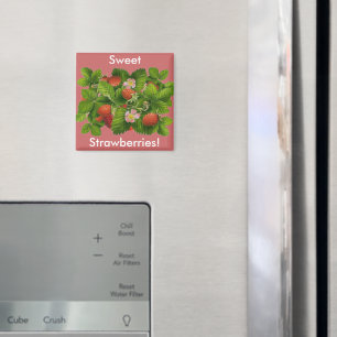 Vintage Strawberry Magnet