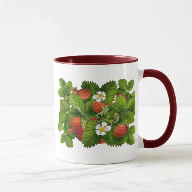 Vintage Strawberry Tasse (Rechts)