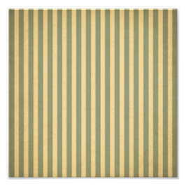 Vintage Streifen grün und beige Fotodruck
