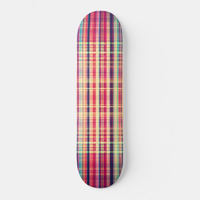 Vintage Streifen Skateboard (Vorderseite)
