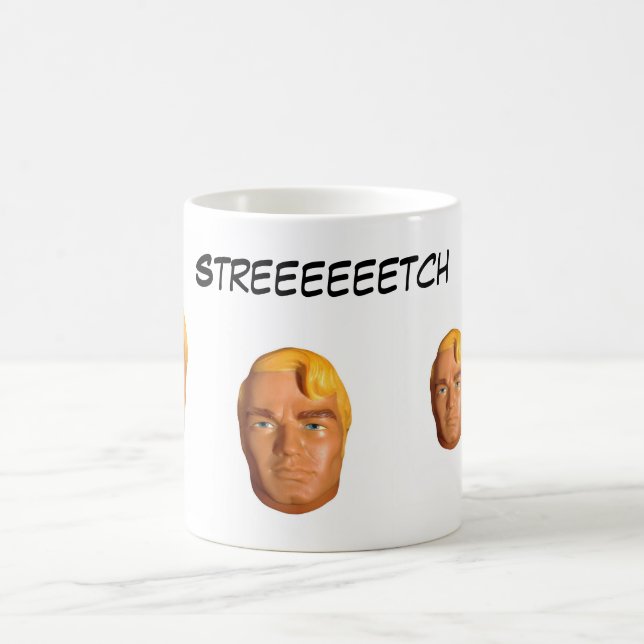 Vintage Stretch Armstrong Kaffeetasse (Mittel)