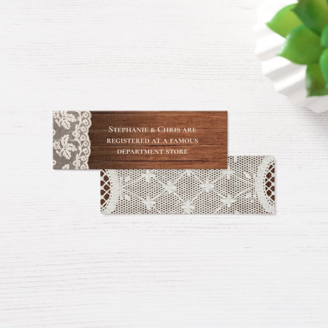 Vintage String Lights Mason Jar Lace Wood Wedding (Schreibtisch)