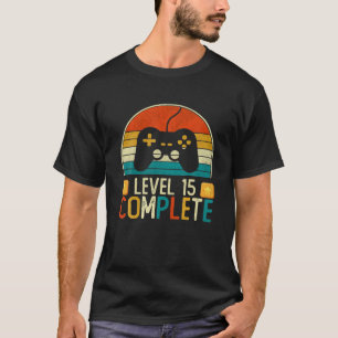 Vintage Stufe 15 Vollständiger Feiertag 15. Geburt T-Shirt