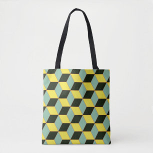 vintage style 3D geometric seamless pattern with c