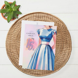 Vintage Style Birthday Invitation Card Einladung