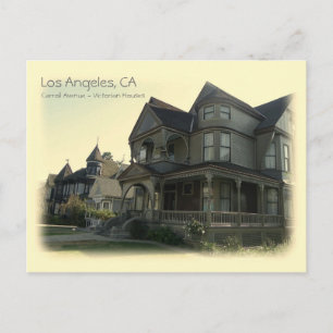 Vintage Style Carroll Ave. Los Angeles Postkarte! Postkarte