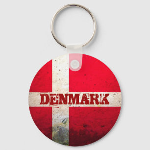 Vintage Style Denmark Schlüsselanhänger! Schlüsselanhänger
