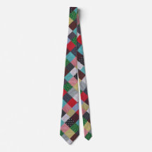 vintage Style Fabric Design Colorful Patchwork