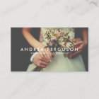 Vintage Style Fotografen-Overlay Visitenkarte