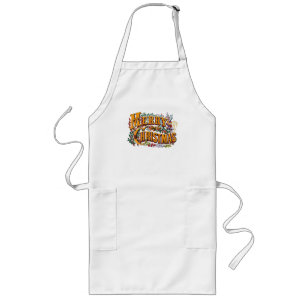 Vintage Style Frohe Weihnachten Gruß zur Weihnacht Lange Schürze
