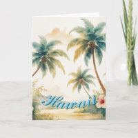 Vintage Style Hawaii Reise Honolulu