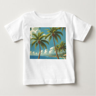 Vintage Style Hawaiian Reise Aloha aus Hawaii Baby T-shirt