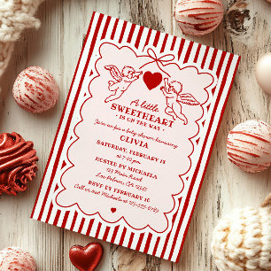 Vintage Style Kleines Schatz Baby Shower Einladung