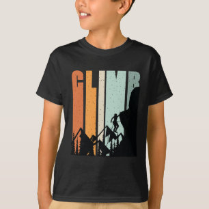 Vintage Style Klettern Retro Boulderen Steigen T-Shirt