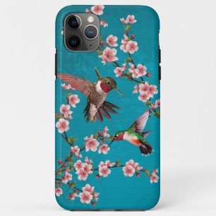 Vintage Style Kolibris & Blüten Case-Mate iPhone Hülle