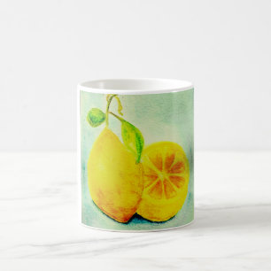 Vintage Style Lemons Tasse