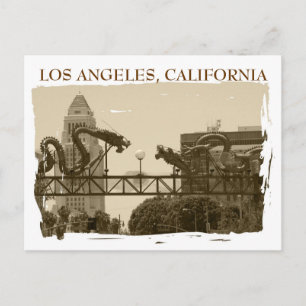 Vintage Style Los Angeles Postkarte! Postkarte