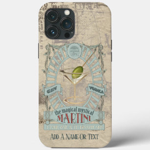 Vintage Style Martini-Glas Cocktail Werbung Case-Mate iPhone Hülle