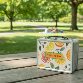 Vintage Style Metal Lunchbox