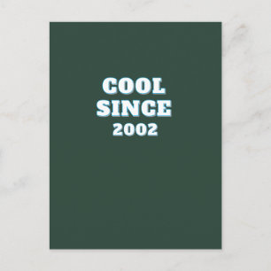 Vintage Style Personalisiertes Jahr Shirt - Cool s Postkarte