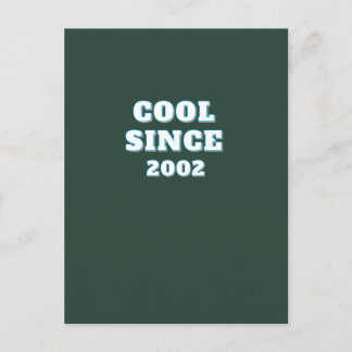 Vintage Style Personalisiertes Jahr Shirt - Cool s Postkarte