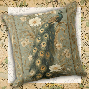 Vintage Style Pfauen-Kissen-Dekor Kissen