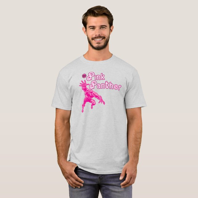 Vintage-Style Pink Character T-Shirt (Vorne ganz)