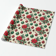 Vintage Style Retro-Feiertags-Geschenkverpackung