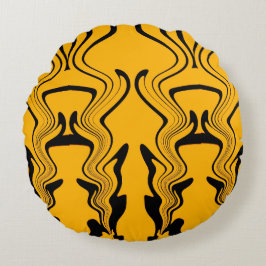 Vintage Style Retro Motivational Typography Quote Rundes Kissen