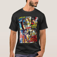 Vintage Style Sci-Fi-Horrorfilmplakat-Collage f