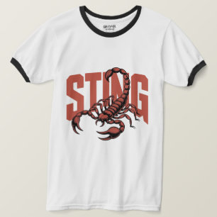 Vintage Style Skorpion "STICH" Grafik T-Shirt