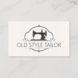 Vintage Style Taylor Änderung Schneiderei  Visitenkarte