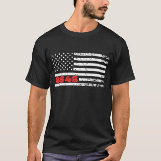 Vintage Style USA Flag 86 46 Anti Biden US America T-Shirt