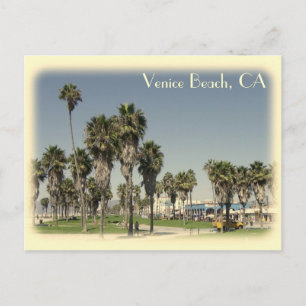 Vintage Style Venice Beach Postkarte! Postkarte