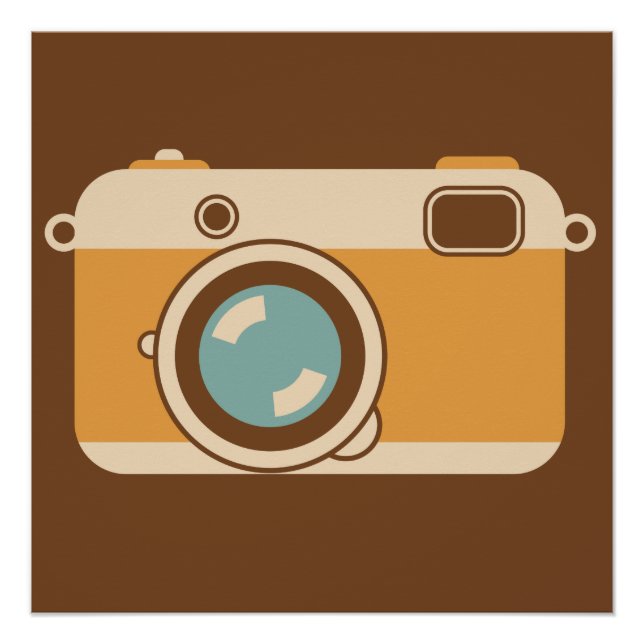 Vintage Sucher-Kamera Poster (Vorderseite)
