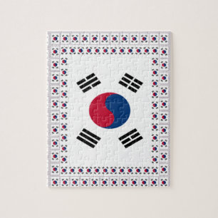 Vintage Südkorea Puzzle