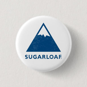 Vintage Sugarloaf Maine-Ski Resort New England Button