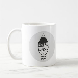 Vintage Sugarloaf Maine-Ski Resort New England Kaffeetasse