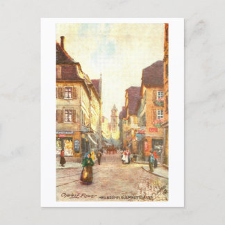 Vintage Sulmerstrasse, Heilbronn, Deutschland Postkarte