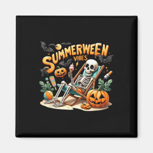 Vintage Summerween Eiscreme Sommerferien Hallo Magnet