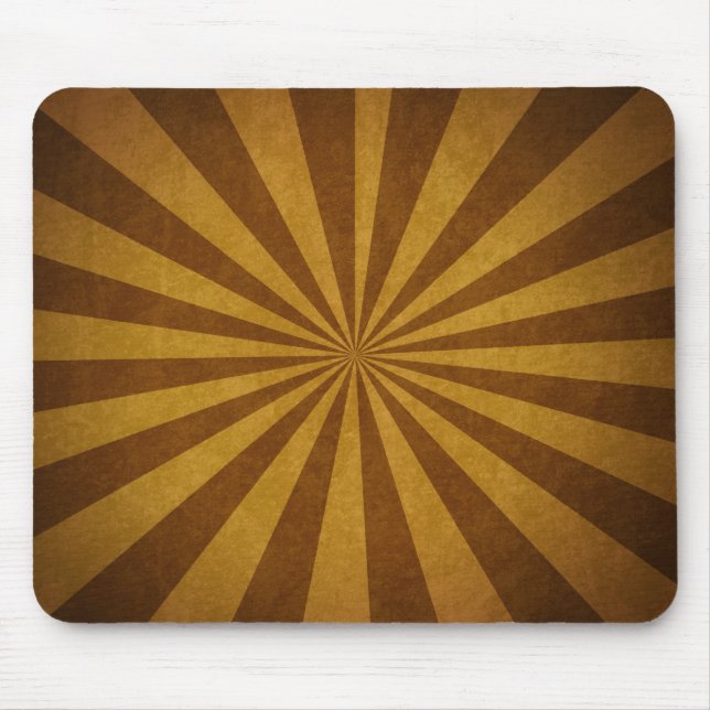 Vintage Sunburst Mousepad (Vorne)