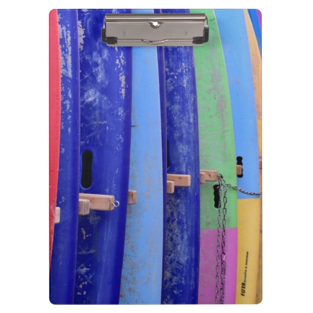 Vintage Surfboards Klemmbrett (Vorderseite)