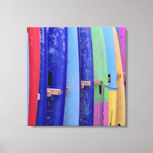Vintage Surfboards Leinwanddruck