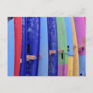 Vintage Surfboards Postkarte