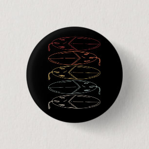 Vintage-Surfbrett Button