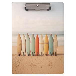 Vintage-Surfbretter Klemmbrett