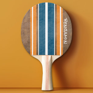 Vintage Surfbretter - subtiler Holzhintergrund Tischtennis Schläger