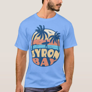 Vintage-Surfen Byron Bay Australien Retro-Sommer-V T-Shirt