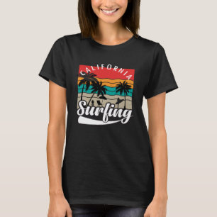 Vintage Surfer Retro Surfen Strand Sommerferien T-Shirt