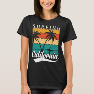 Vintage Surfer Retro Surfen Strand Sommerferien T-Shirt